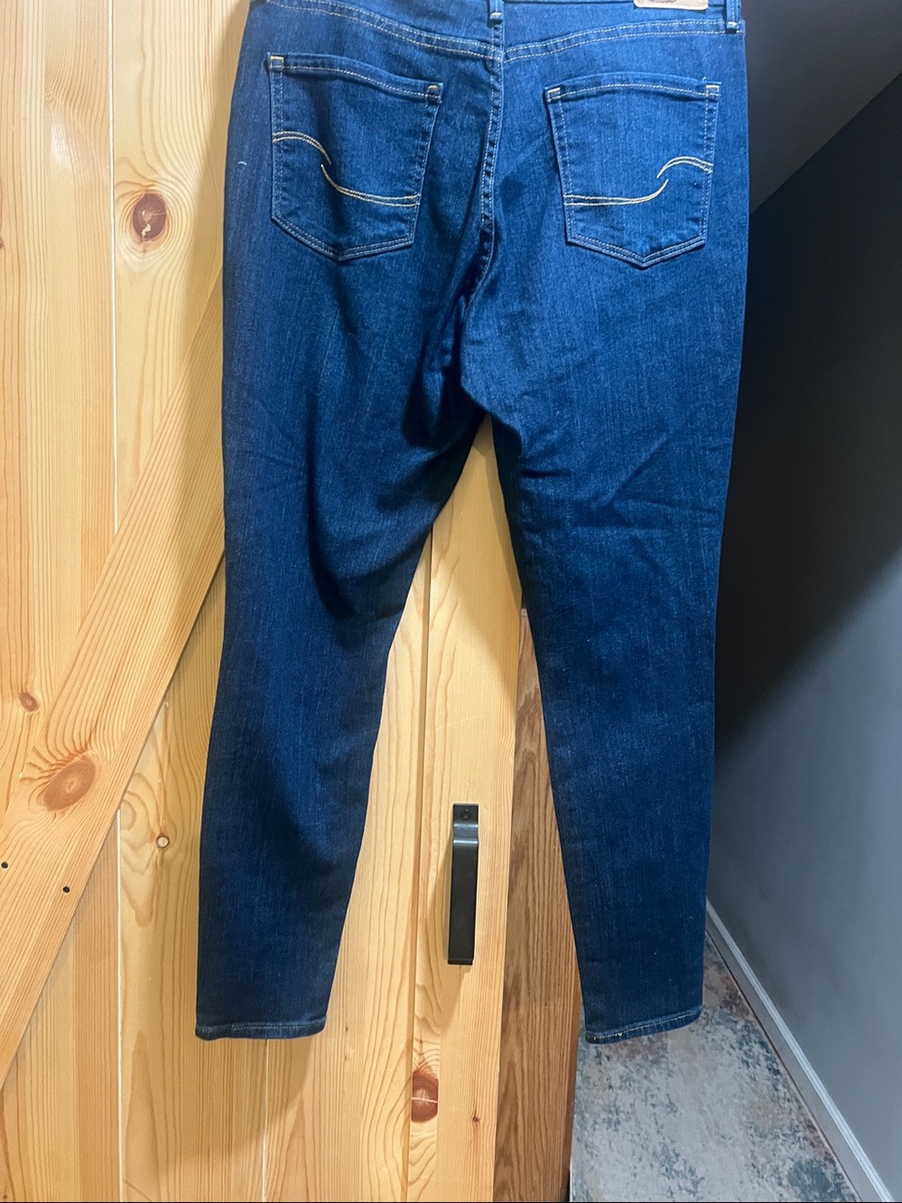 Signature by Levi Strauss High-Rise Dark Blue Women's Jeans size 12m - Picture 7 of 9